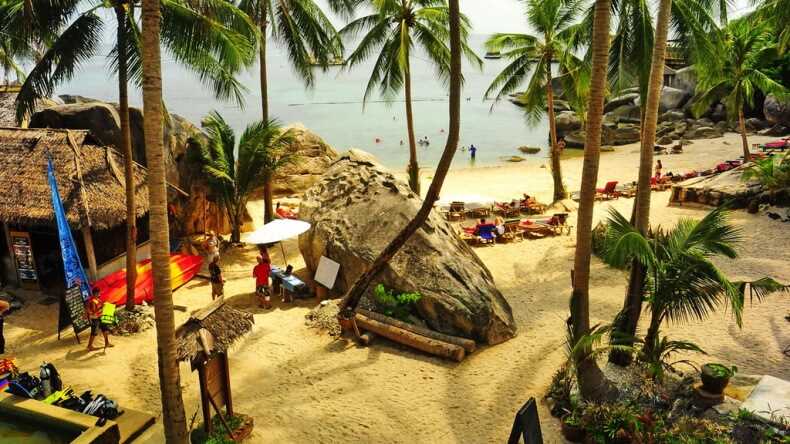 Jansom Beach on Ko Tao Island