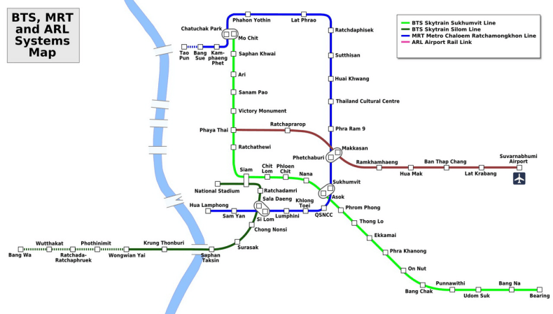 Bangkok Metro Map