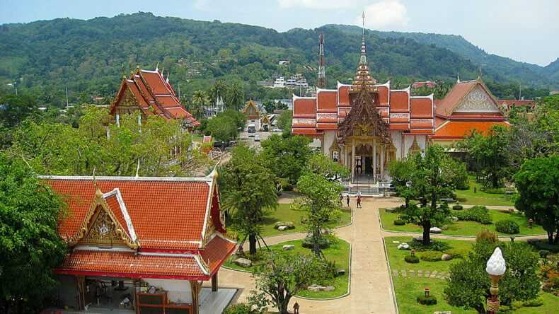 Wat Chalong Temple Complex in Phuket